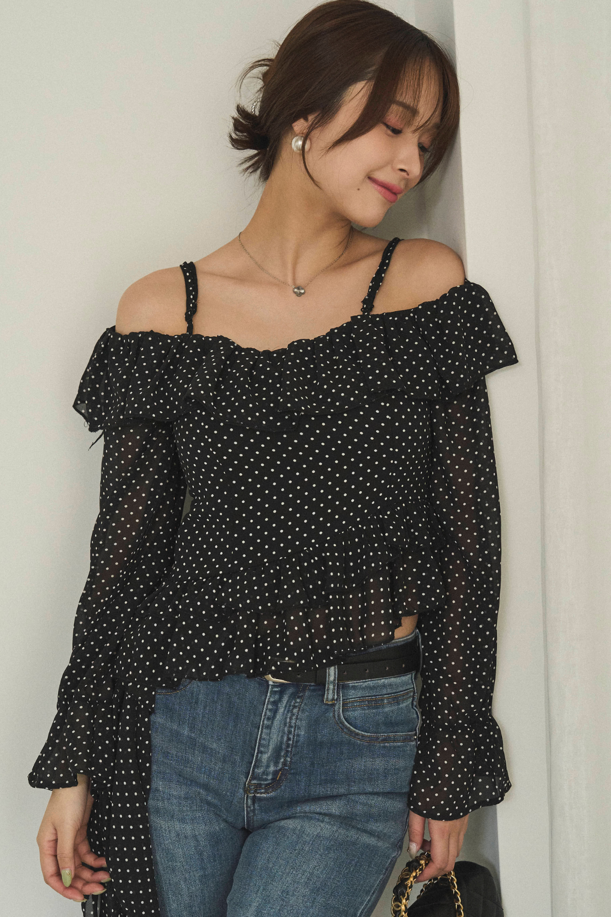 シアードットフリルブラウス – maison-nua_shop