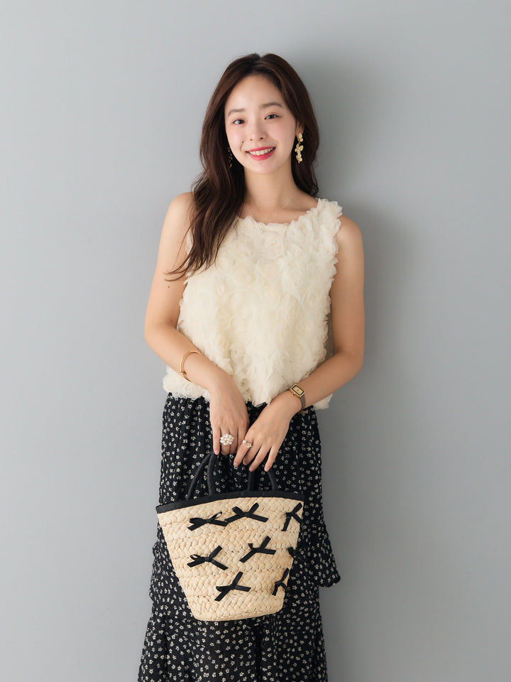 フラワーチュールNSトップス/WHITE