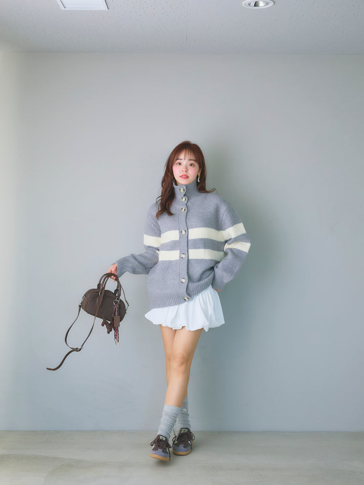 Balloon Miniskirt/WHITE