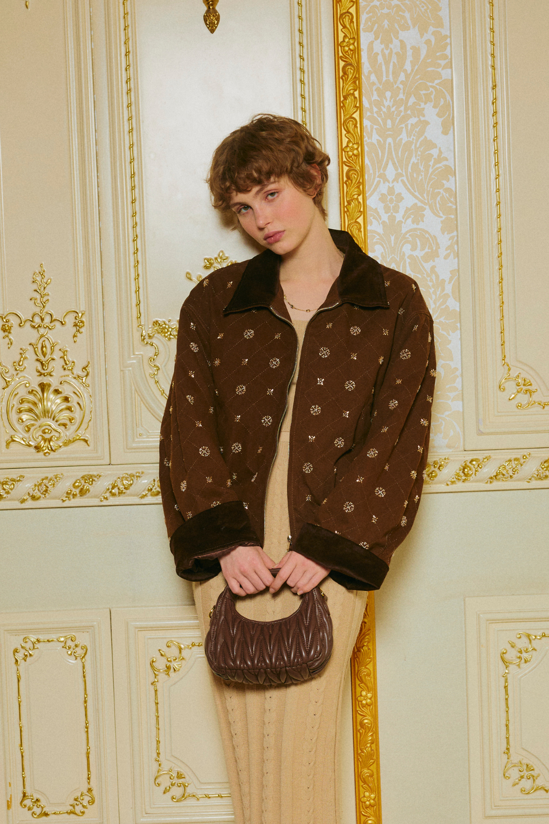 ビジューブルゾン