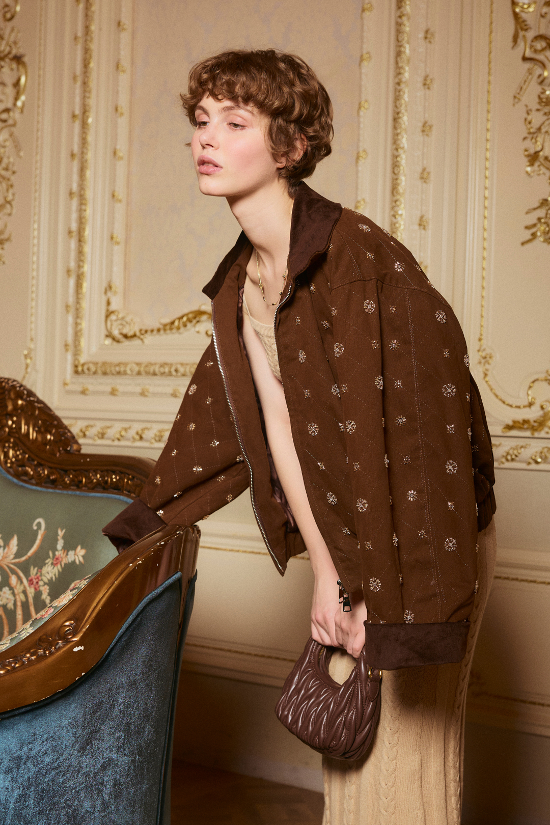 ビジューブルゾン