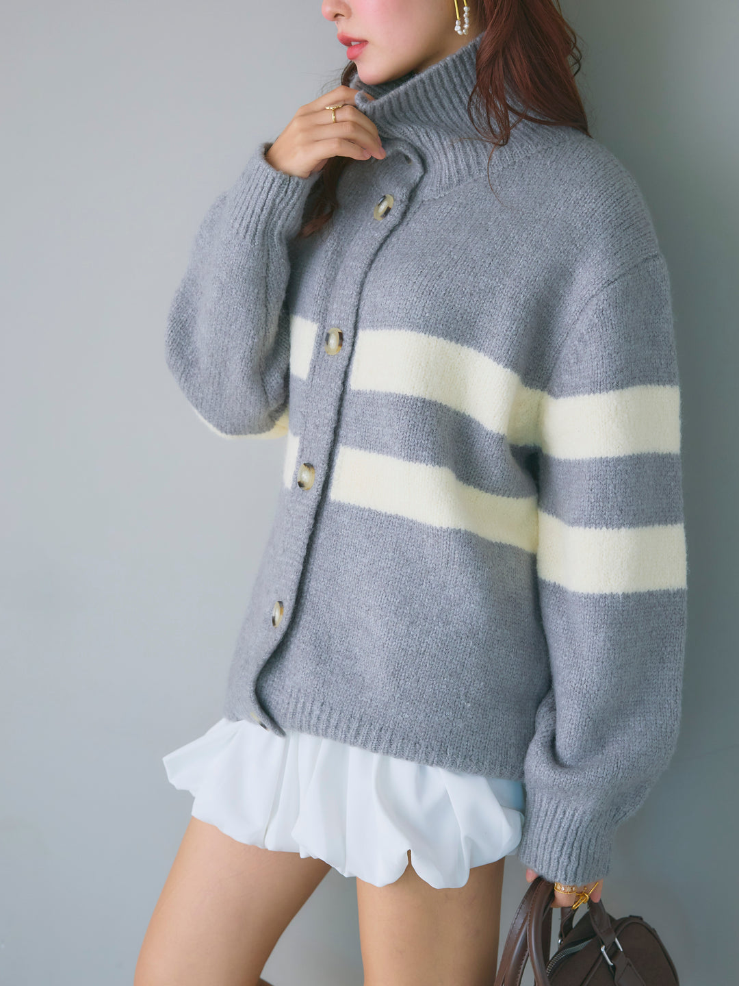 Balloon Miniskirt/WHITE