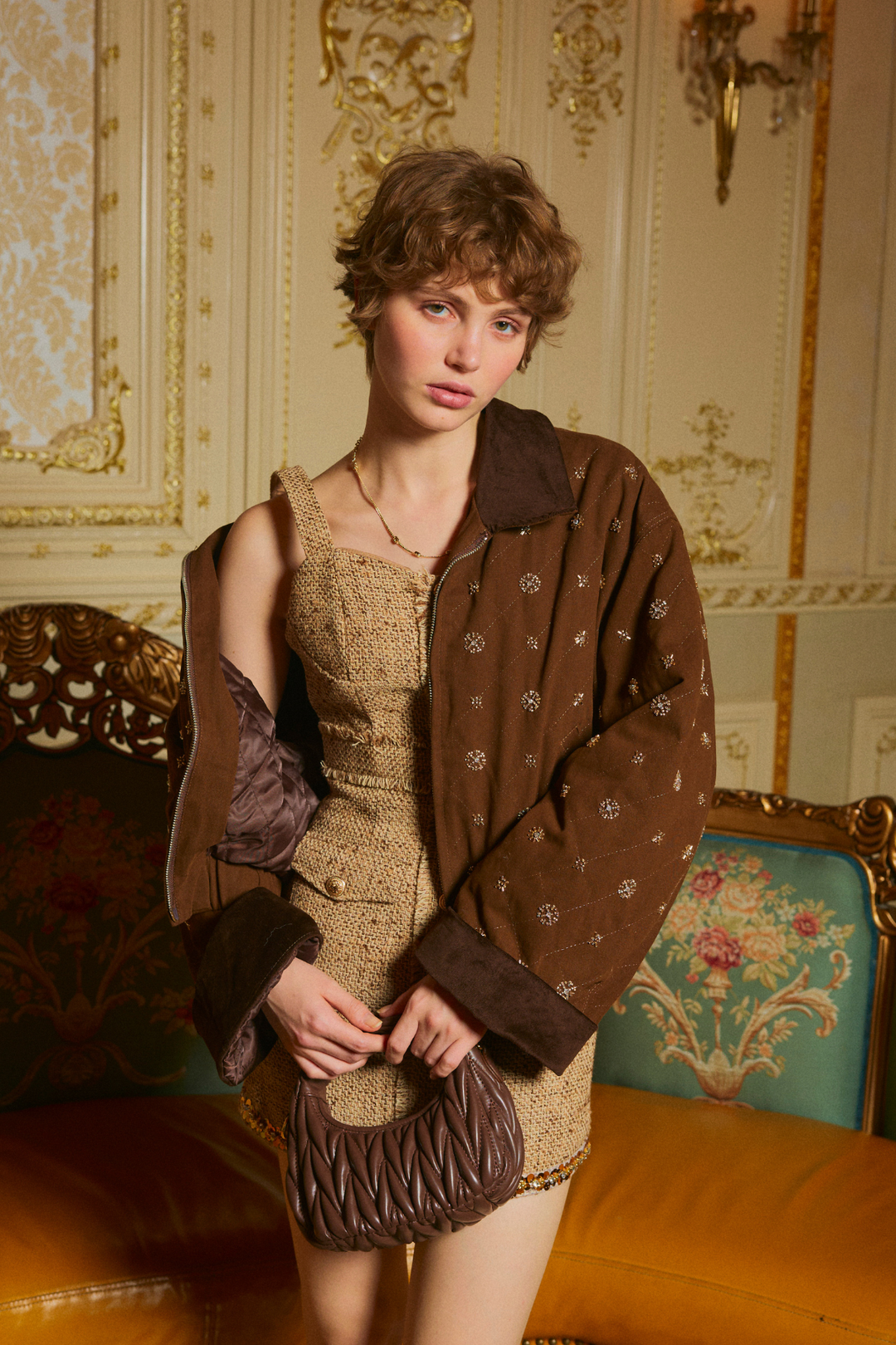 ビジューブルゾン