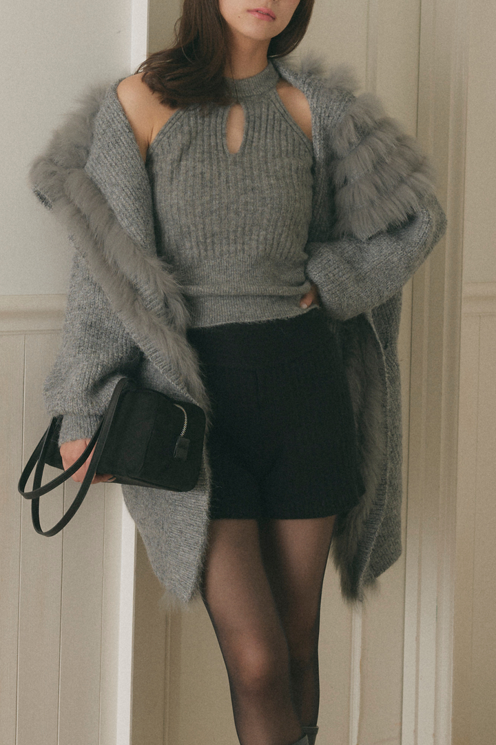 ファーロングカーディガン