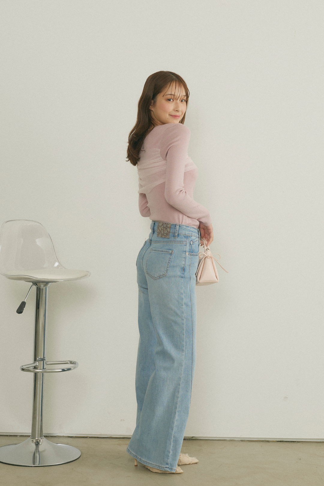 フレアラインデニム