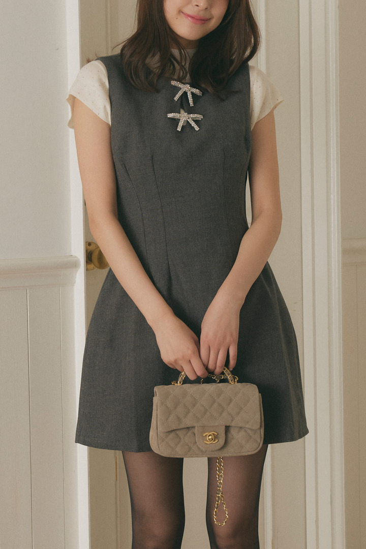 ダブルリボンワンピース