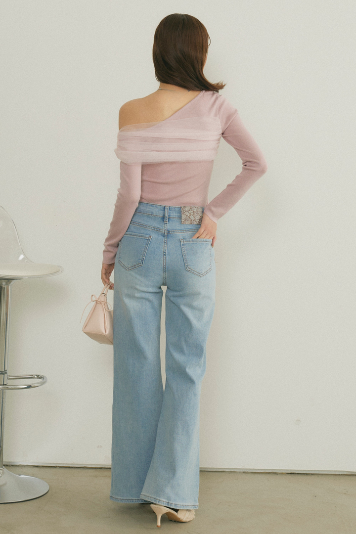 フレアラインデニム