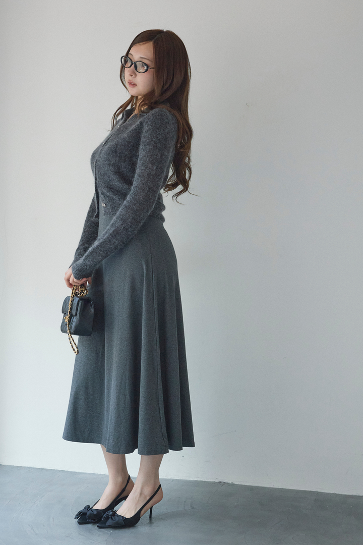 ウールモヘアmixカーディガン