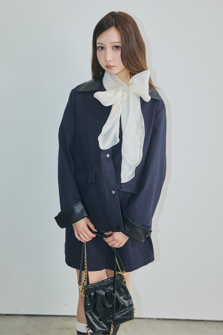Ponte Leather Jacket Set-up