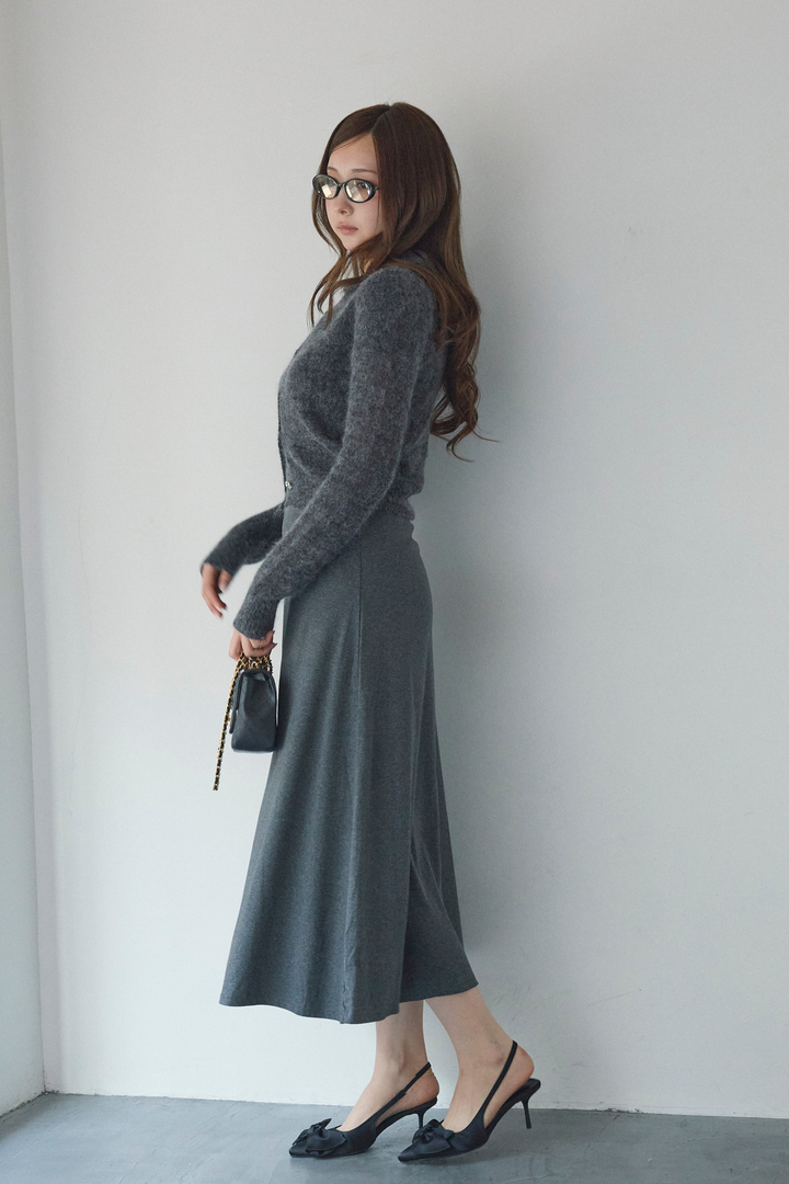 ウールモヘアmixカーディガン