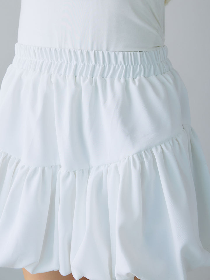 Balloon Miniskirt/WHITE