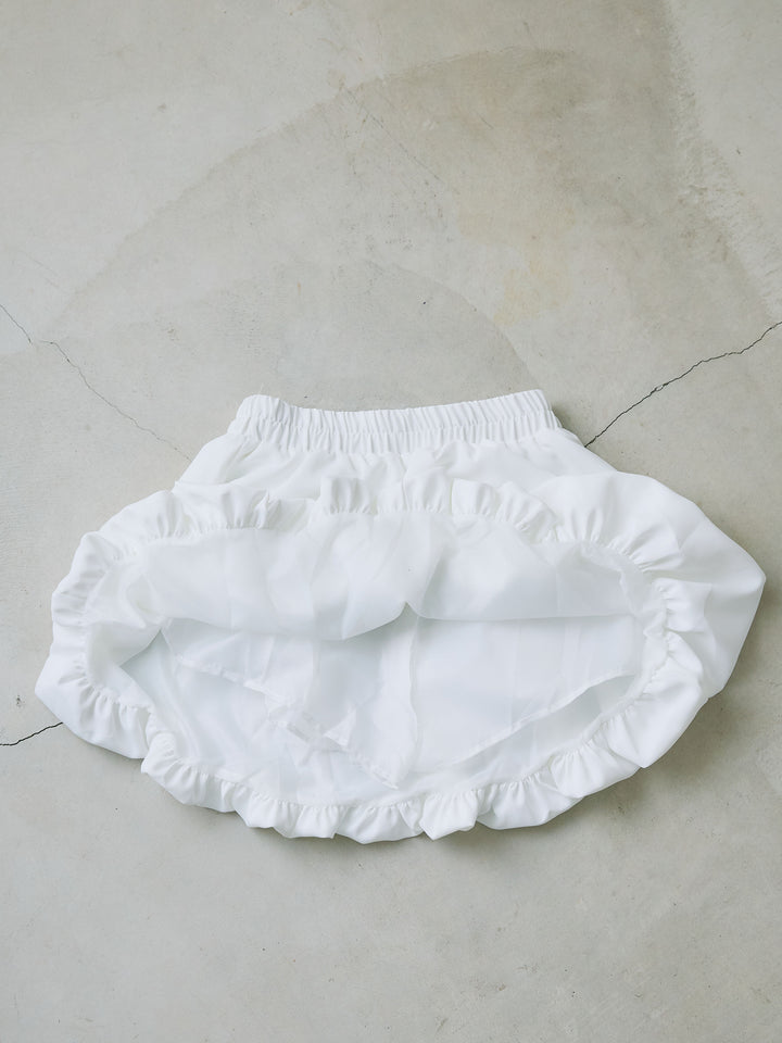 Balloon Miniskirt/WHITE