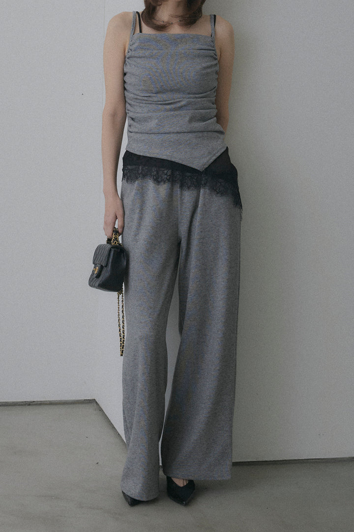 ギャザーキャミ＆カーデ＆パンツ3点セット