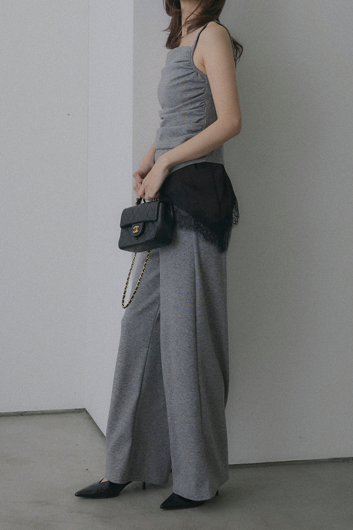 ギャザーキャミ＆カーデ＆パンツ3点セット