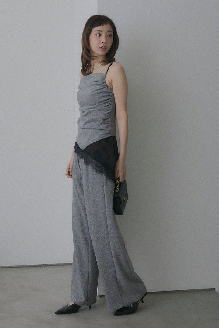 ギャザーキャミ＆カーデ＆パンツ3点セット