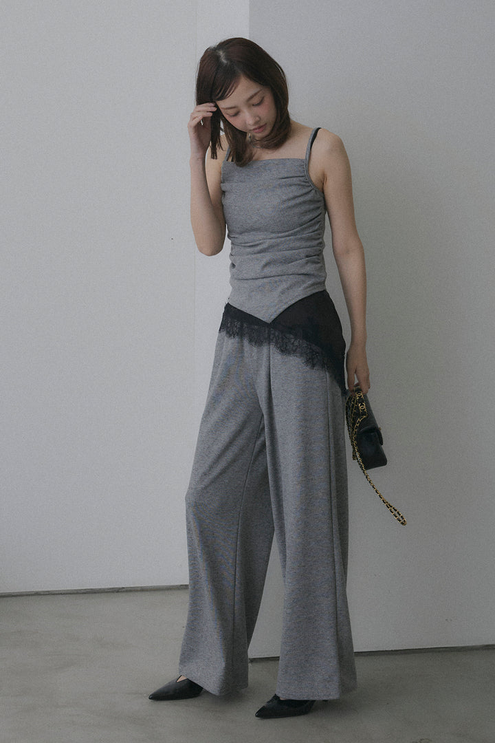 ギャザーキャミ＆カーデ＆パンツ3点セット