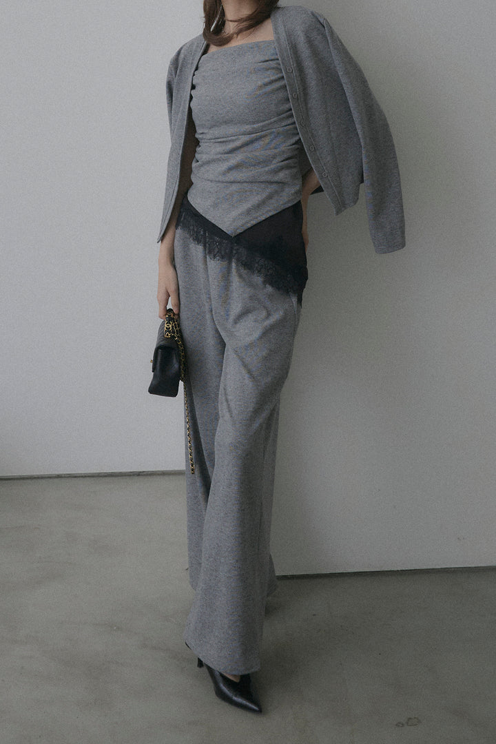 ギャザーキャミ＆カーデ＆パンツ3点セット