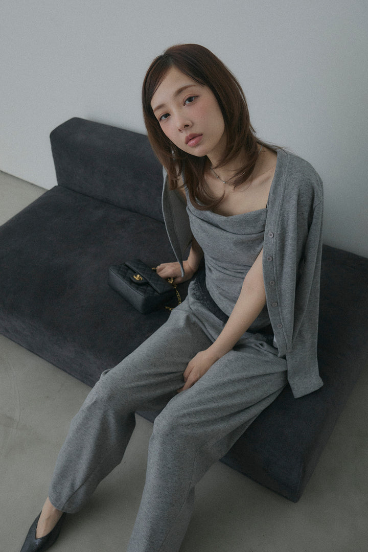 ギャザーキャミ＆カーデ＆パンツ3点セット