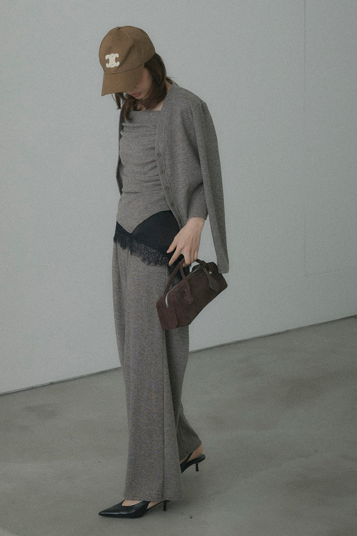 ギャザーキャミ＆カーデ＆パンツ3点セット