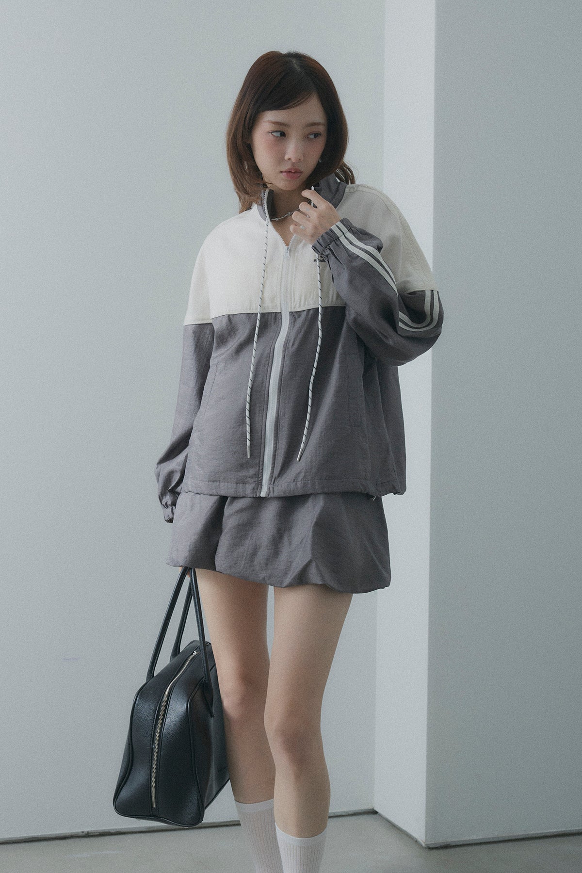 ナイロントラックジャケット＆バルーンショーツSET – maison-nua_shop