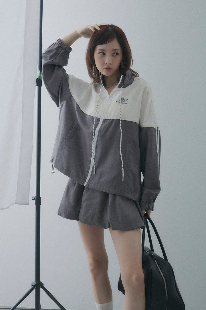 ナイロントラックジャケット＆バルーンショーツSET