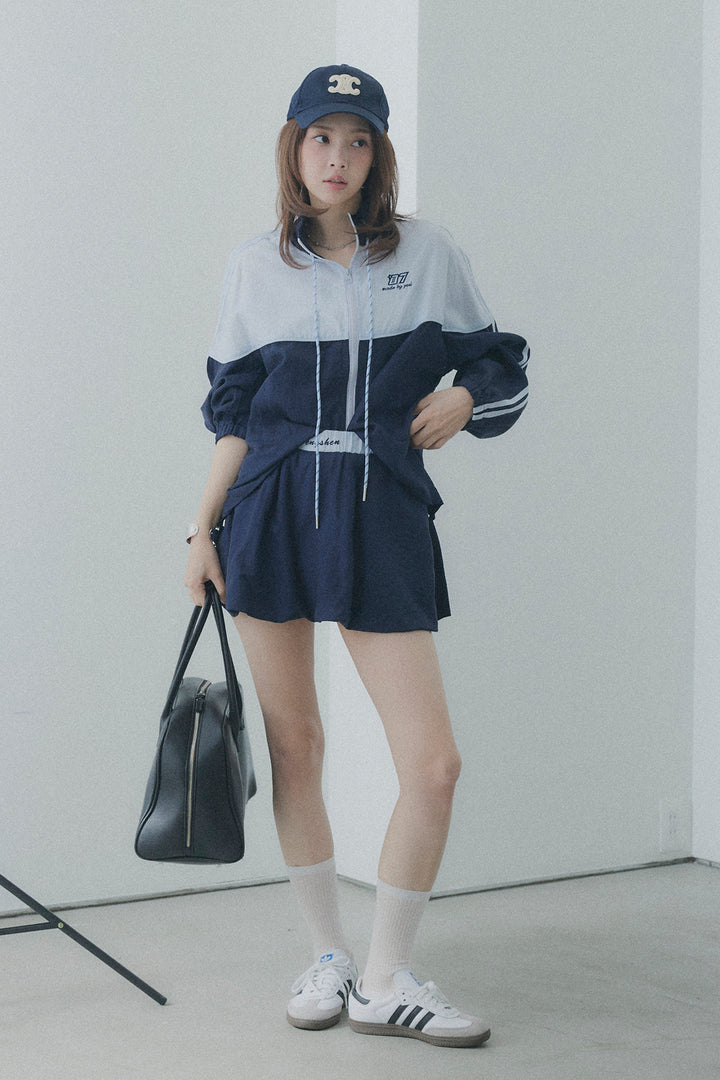 ナイロントラックジャケット＆バルーンショーツSET