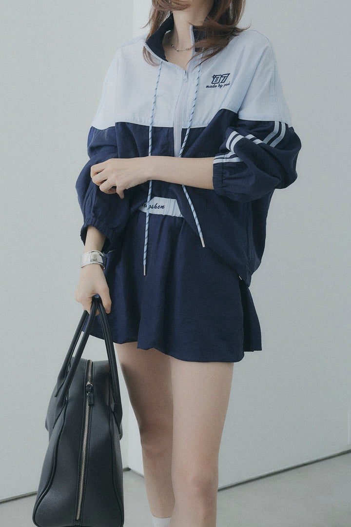 ナイロントラックジャケット＆バルーンショーツSET