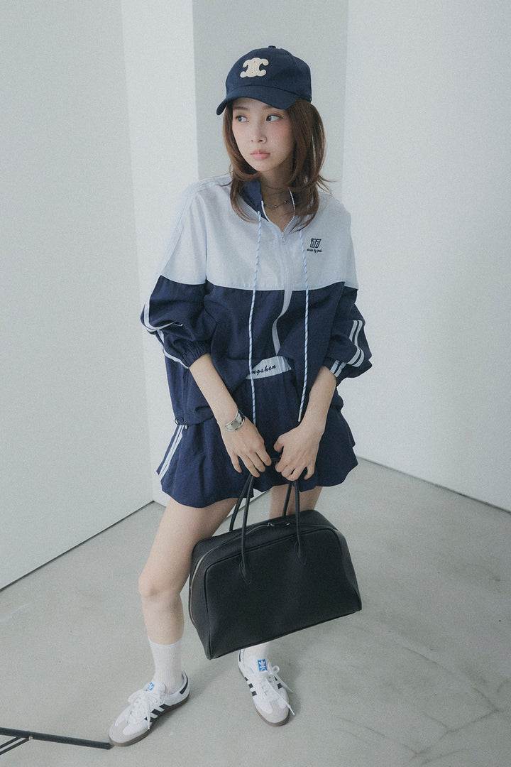 ナイロントラックジャケット＆バルーンショーツSET