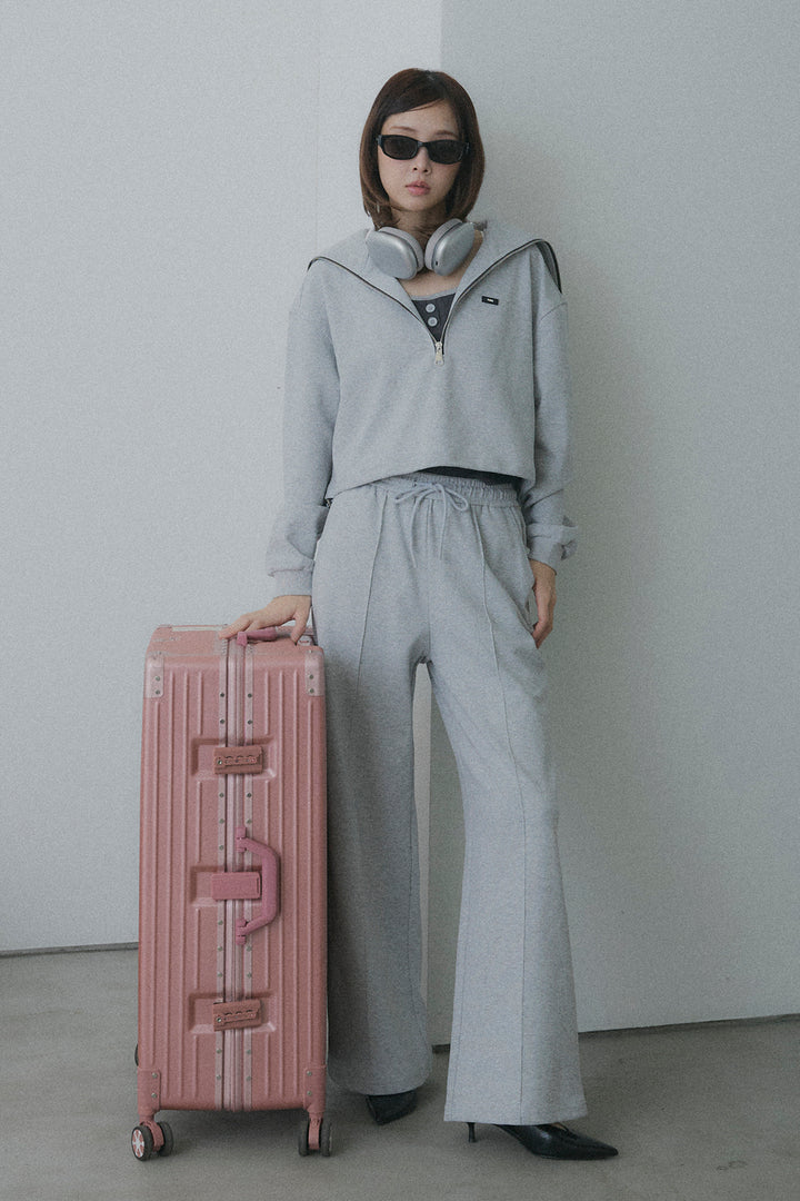 ハーフジップスウェット3点セットアップ(タンク付)