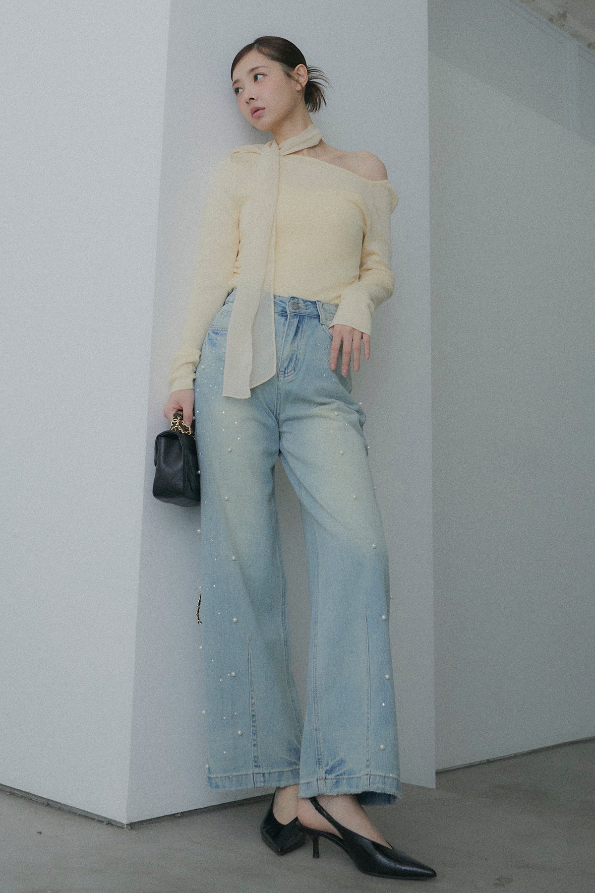 即納]パールラメデニム – maison-nua_shop
