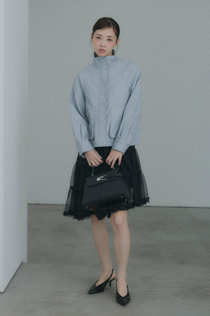 ドットシアーアシンメトリースカート