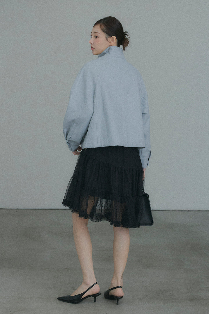 ドットシアーアシンメトリースカート