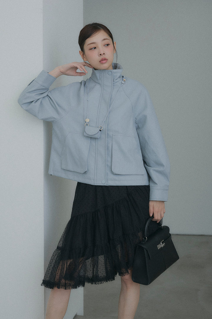 ドットシアーアシンメトリースカート