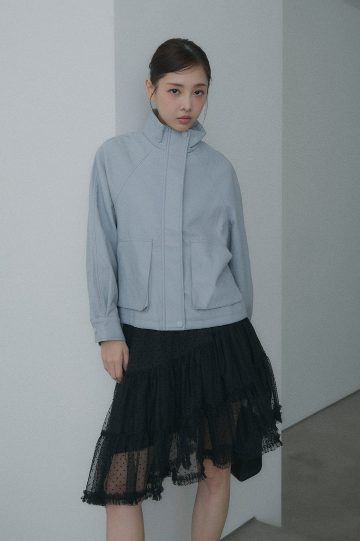 ドットシアーアシンメトリースカート