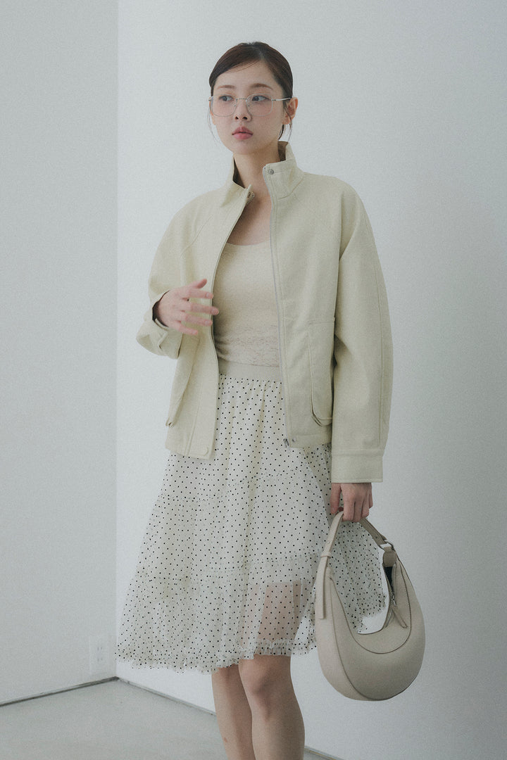 ドットシアーアシンメトリースカート