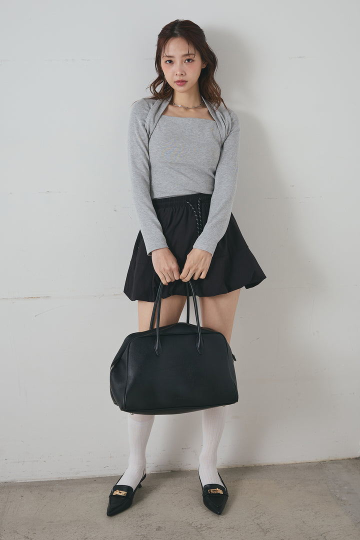 ドロストナイロンバルーンスカート