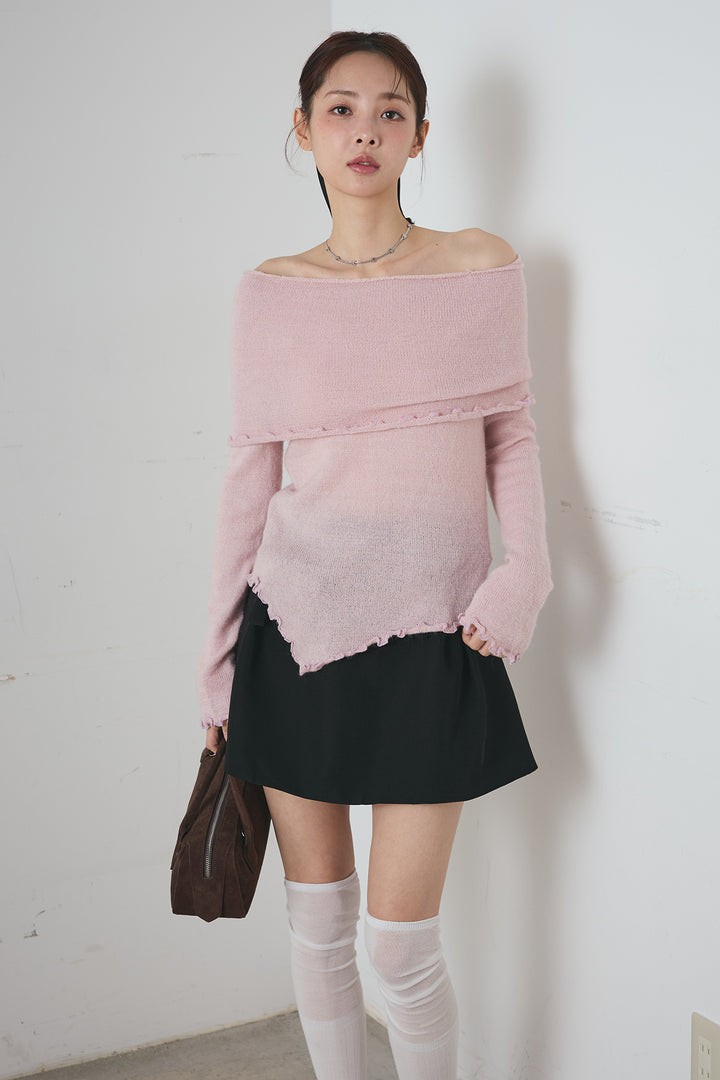 ダブルリボンAラインミニスカート