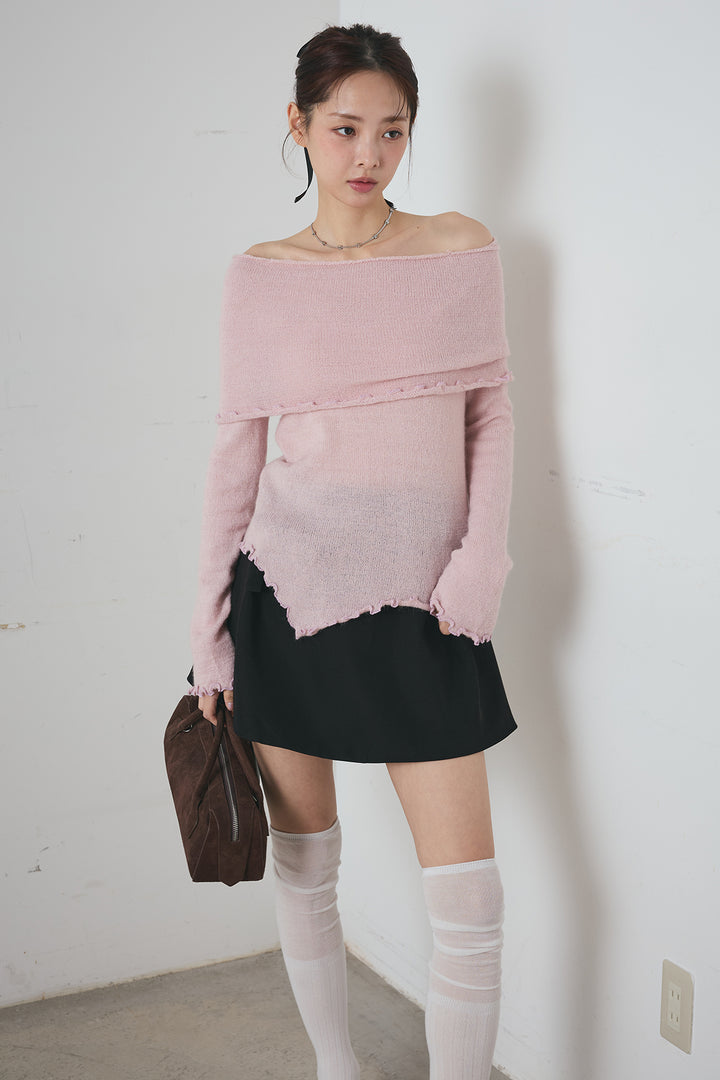 ダブルリボンAラインミニスカート