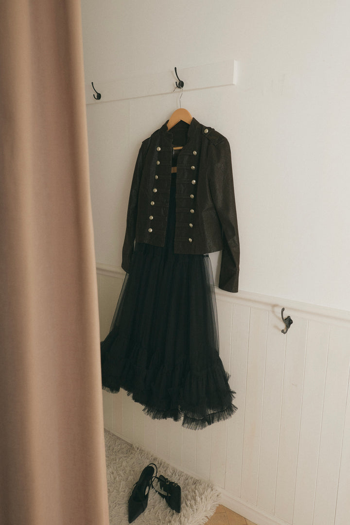 ナポレオンフェイクレザージャケット