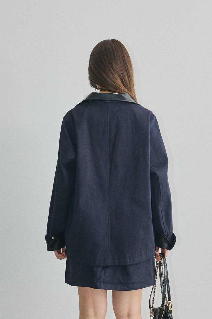 Ponte Leather Jacket Set-up