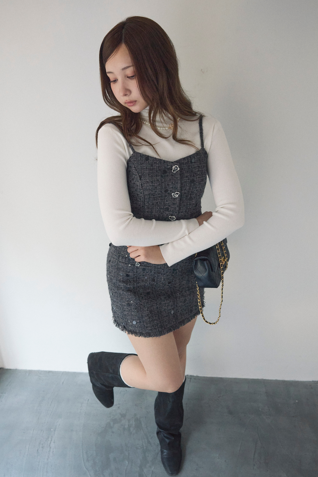 スパンコールツイード風セット