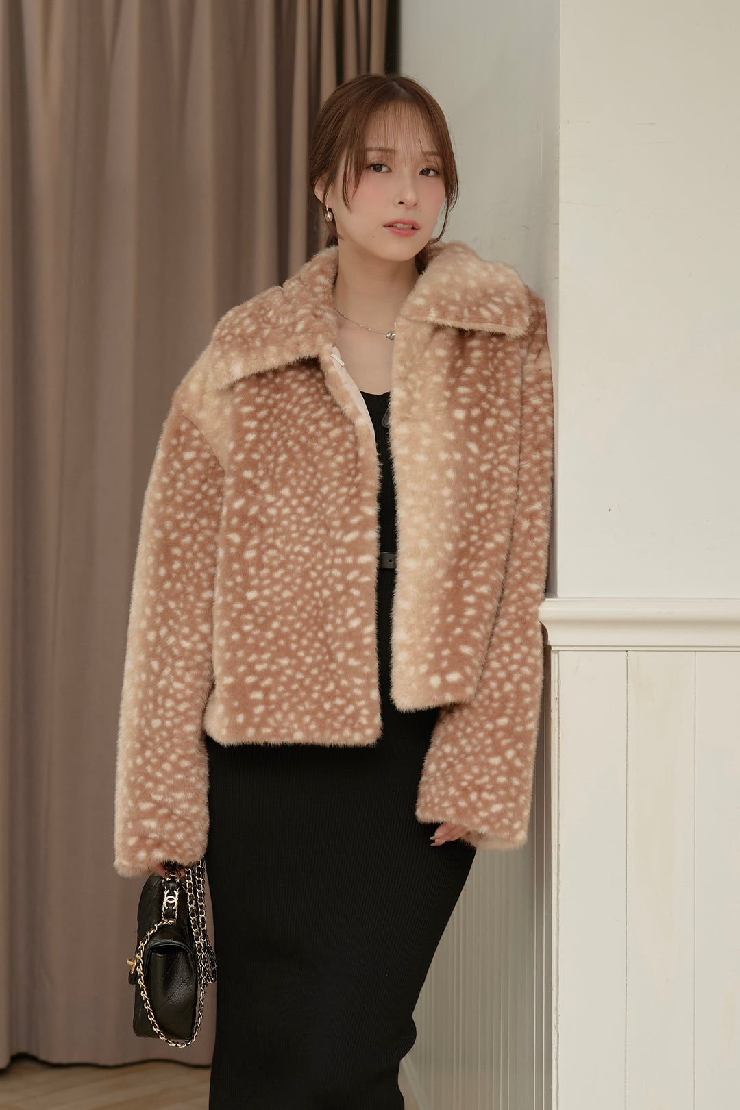 バンビファーショートコート