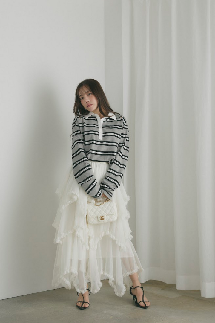 クラッシュボーダーラガーシャツ