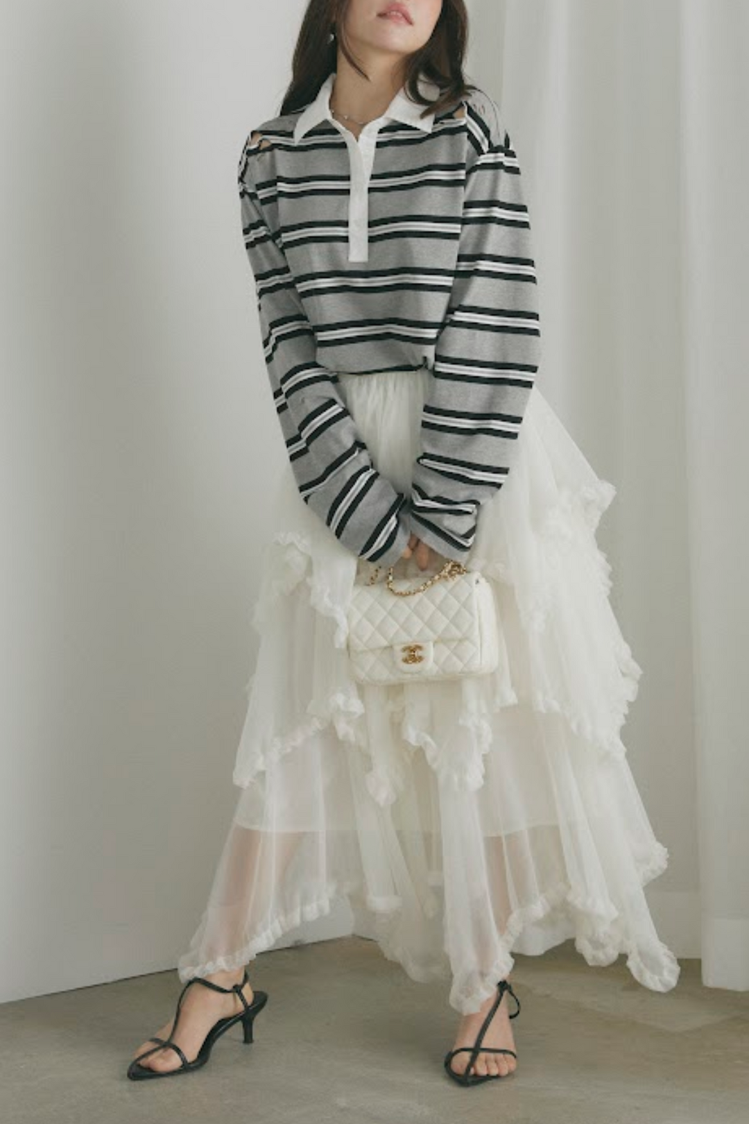 クラッシュボーダーラガーシャツ