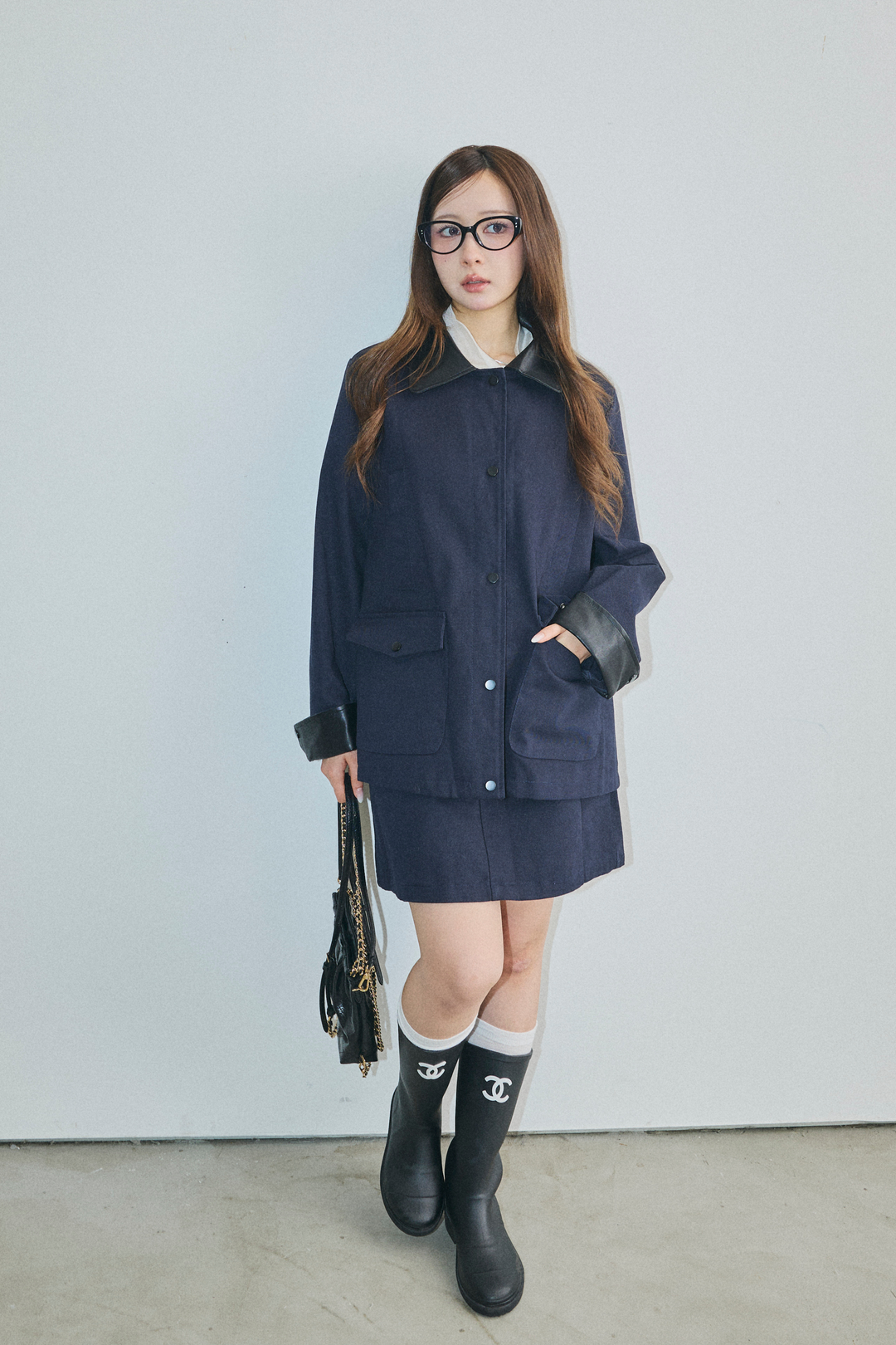 Ponte Leather Jacket Set-up