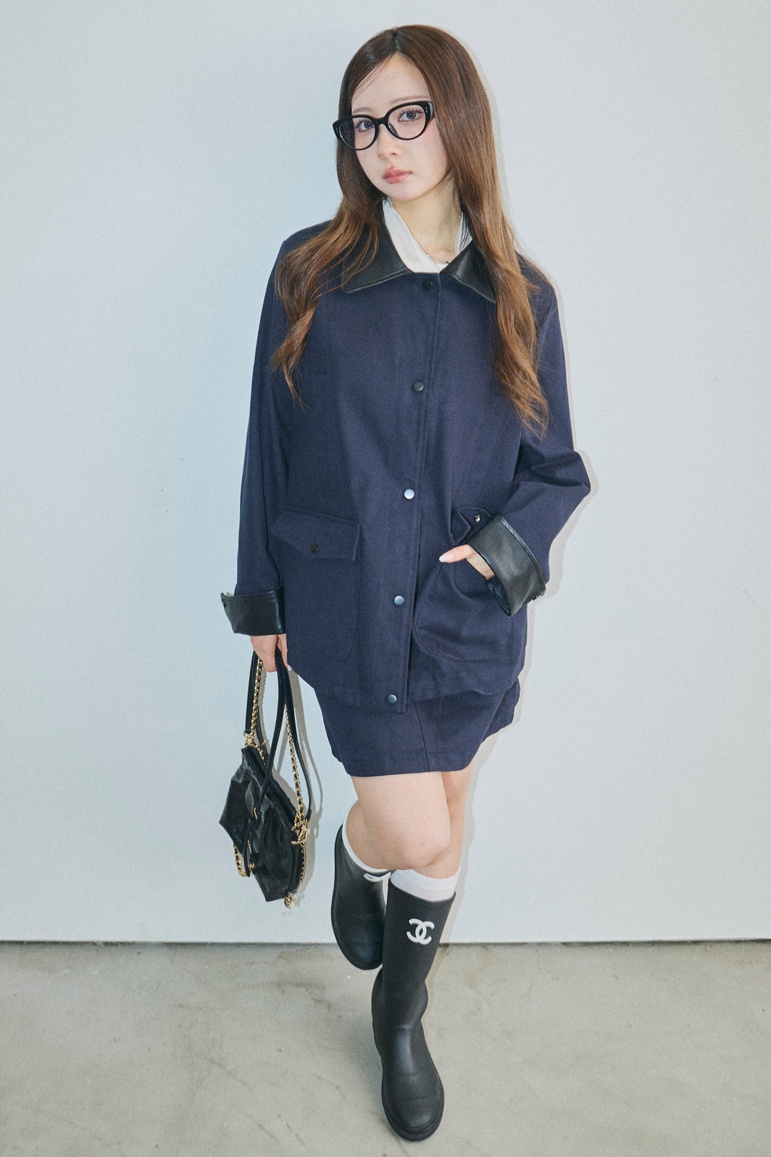 Ponte Leather Jacket Set-up