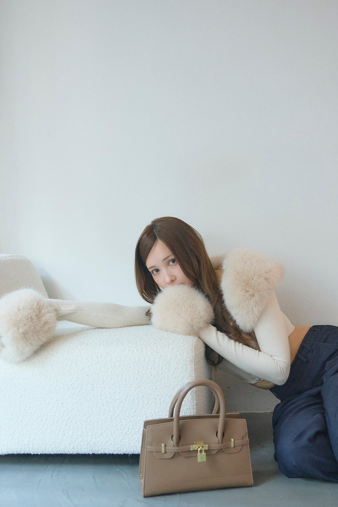 クロップドファートップスセット