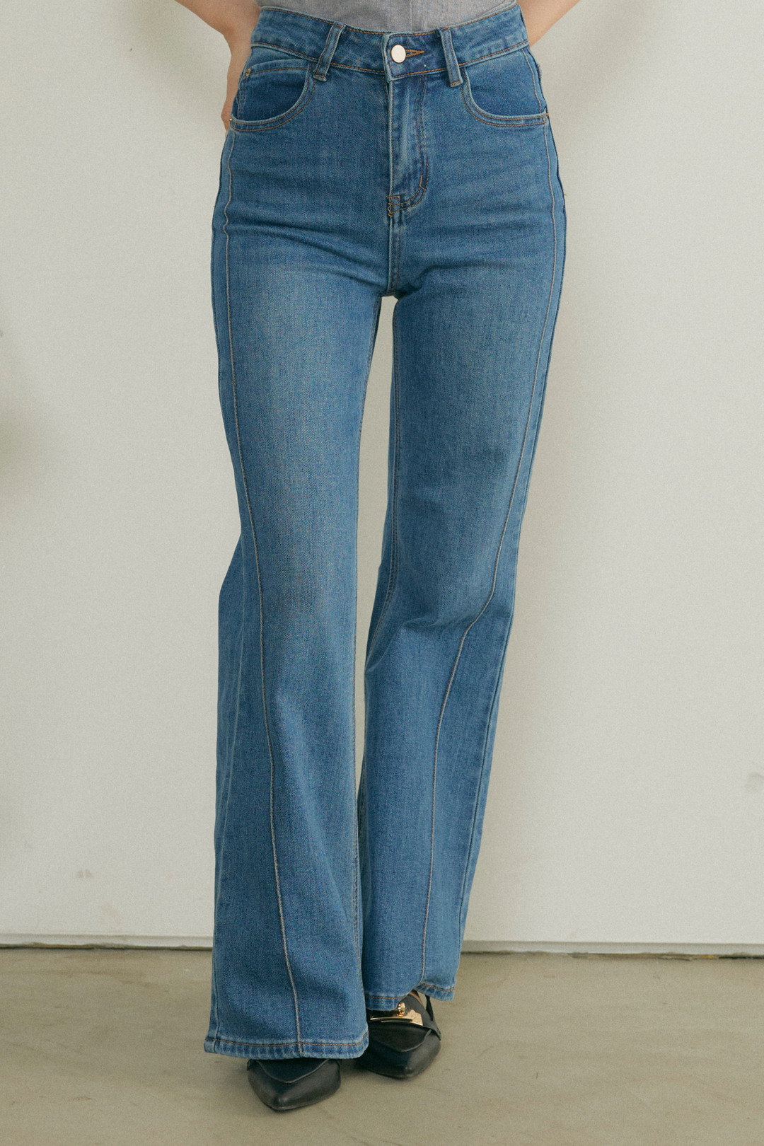 フレアラインデニム