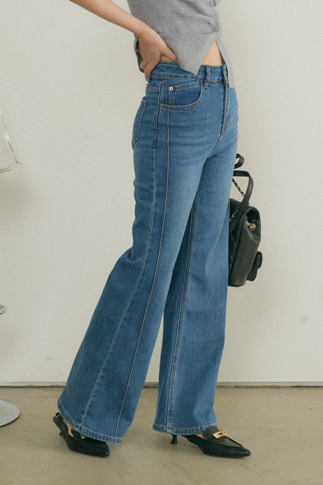 フレアラインデニム