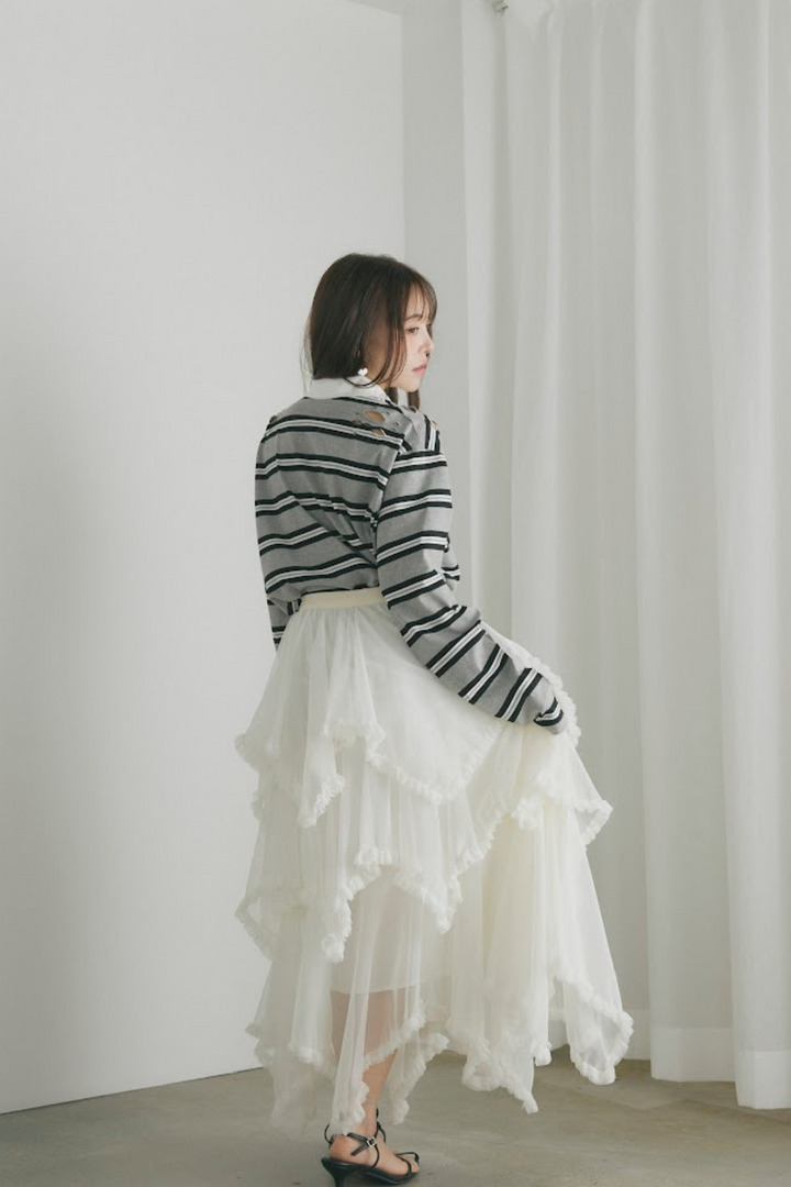 クラッシュボーダーラガーシャツ